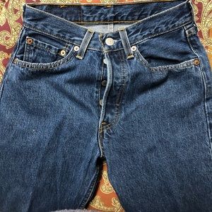 Levi’s 501 Jeans. Women’s 26W, 32L.